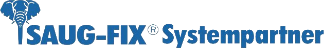 Das Logo der SAUG-FIX Systempartner für eine Kellerabdichtung in Hamburg